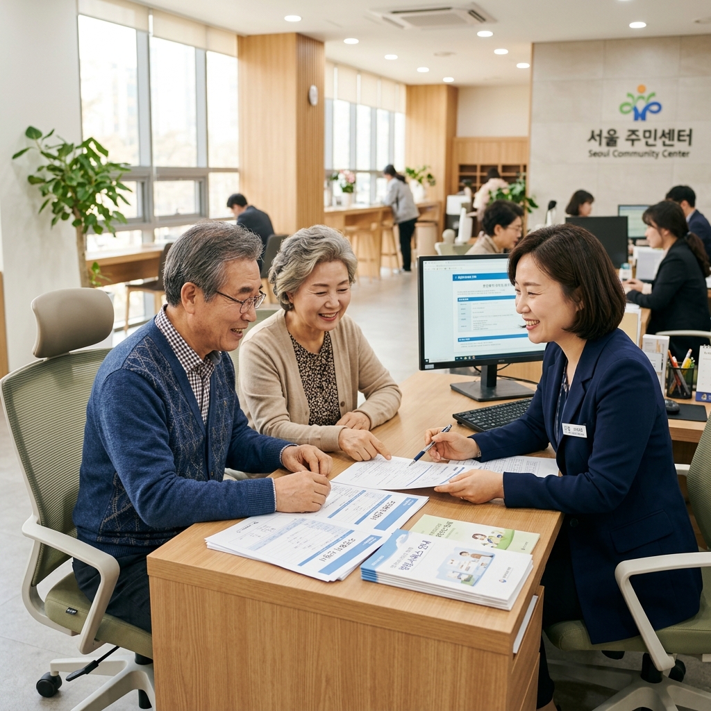 기초연금 수급 자격과 소득인정액 기준에 대한 설명 이미지